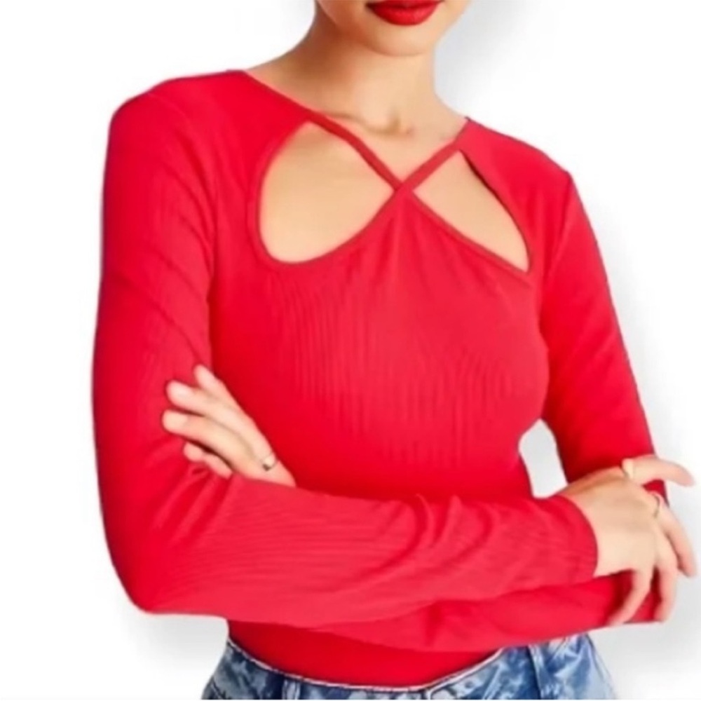 Future Collective red bodysuit sz M